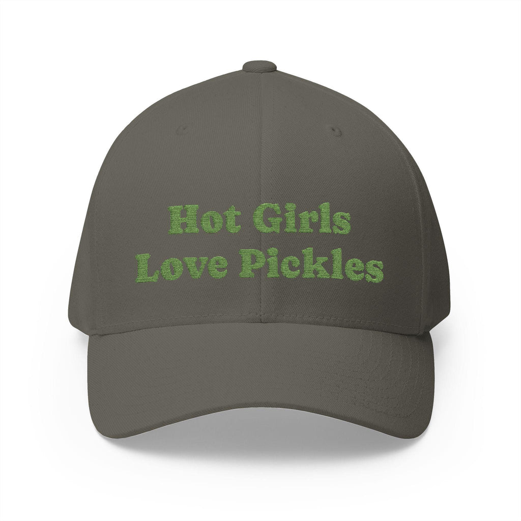 Cap "Hot Girls Love Pickles", Funny Embroidered Hat, Summer Accessory, Gift, Food Lovers, Women