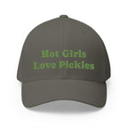 Cap "Hot Girls Love Pickles", Funny Embroidered Hat, Summer Accessory, Gift, Food Lovers, Women