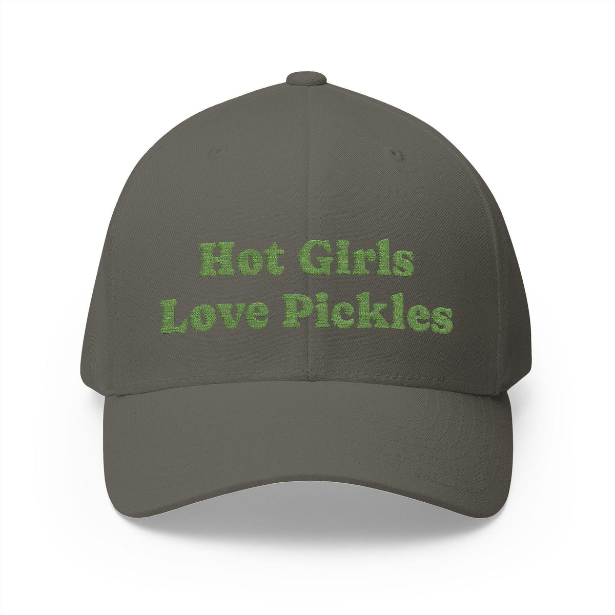 Cap "Hot Girls Love Pickles", Funny Embroidered Hat, Summer Accessory, Gift, Food Lovers, Women