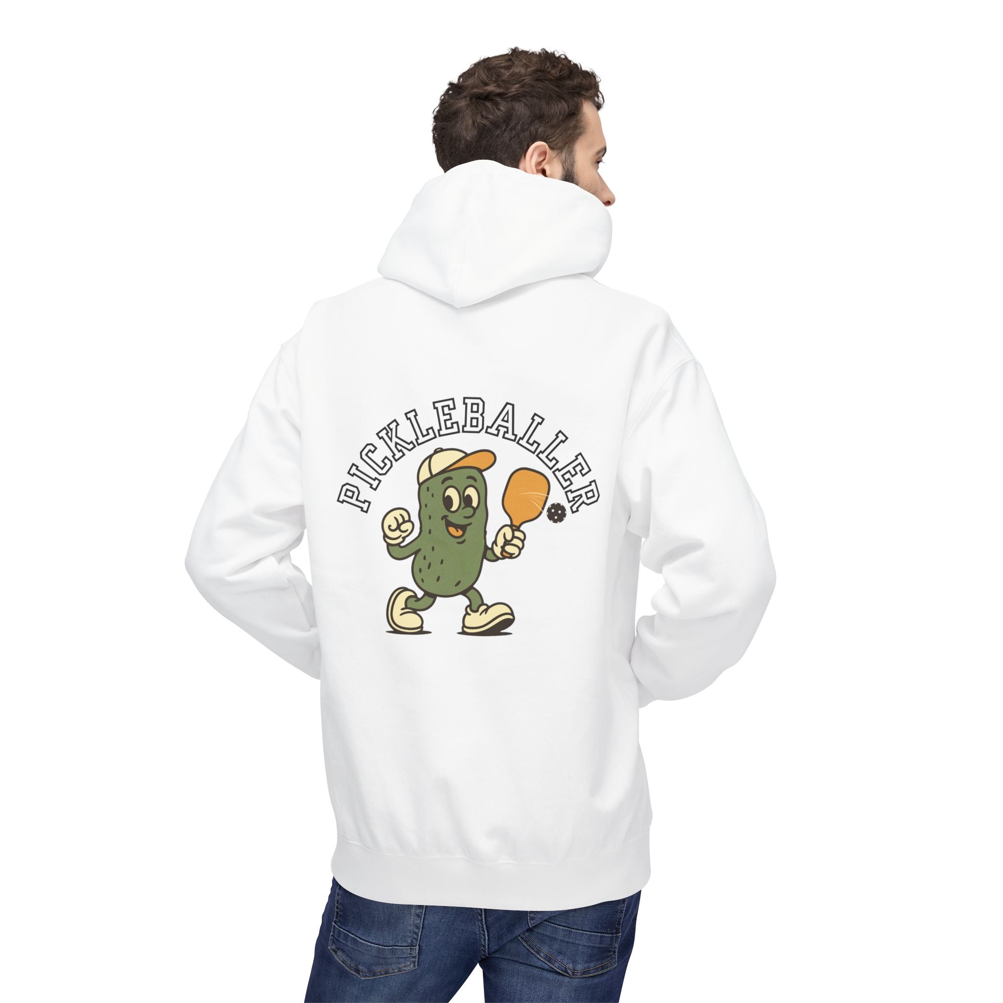 Pickleballer Pickle Hoodie | Funny Pickle Character Pickleball Sweatshirt