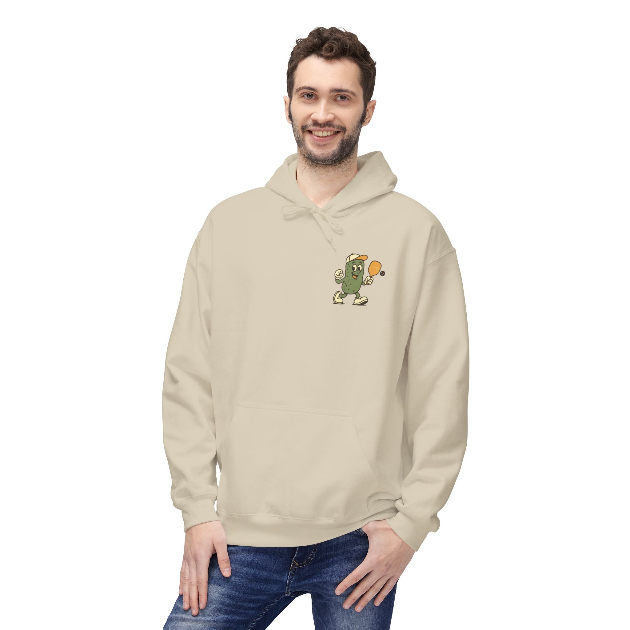 Pickleballer Pickle Hoodie | Funny Pickle Character Pickleball Sweatshirt
