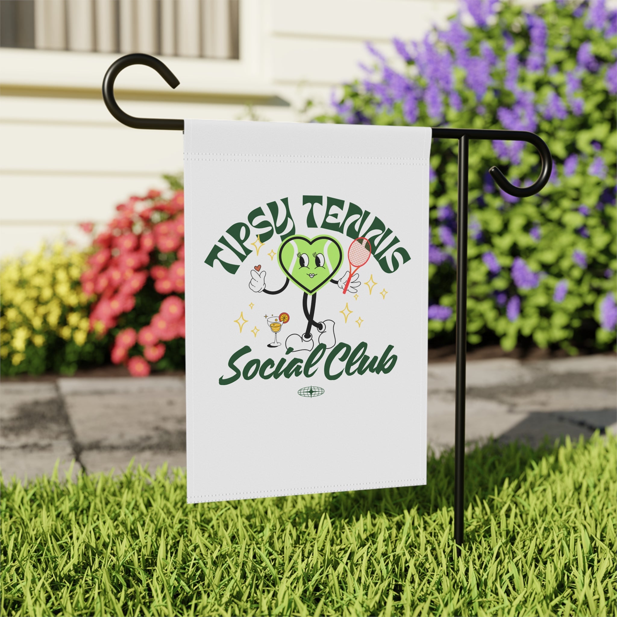 Tipsy Tennis Garden Banner, Fun Outdoor Flag for Social Gatherings, Perfect for Picnics and Celebrations, Whimsical Home Decor, [...]