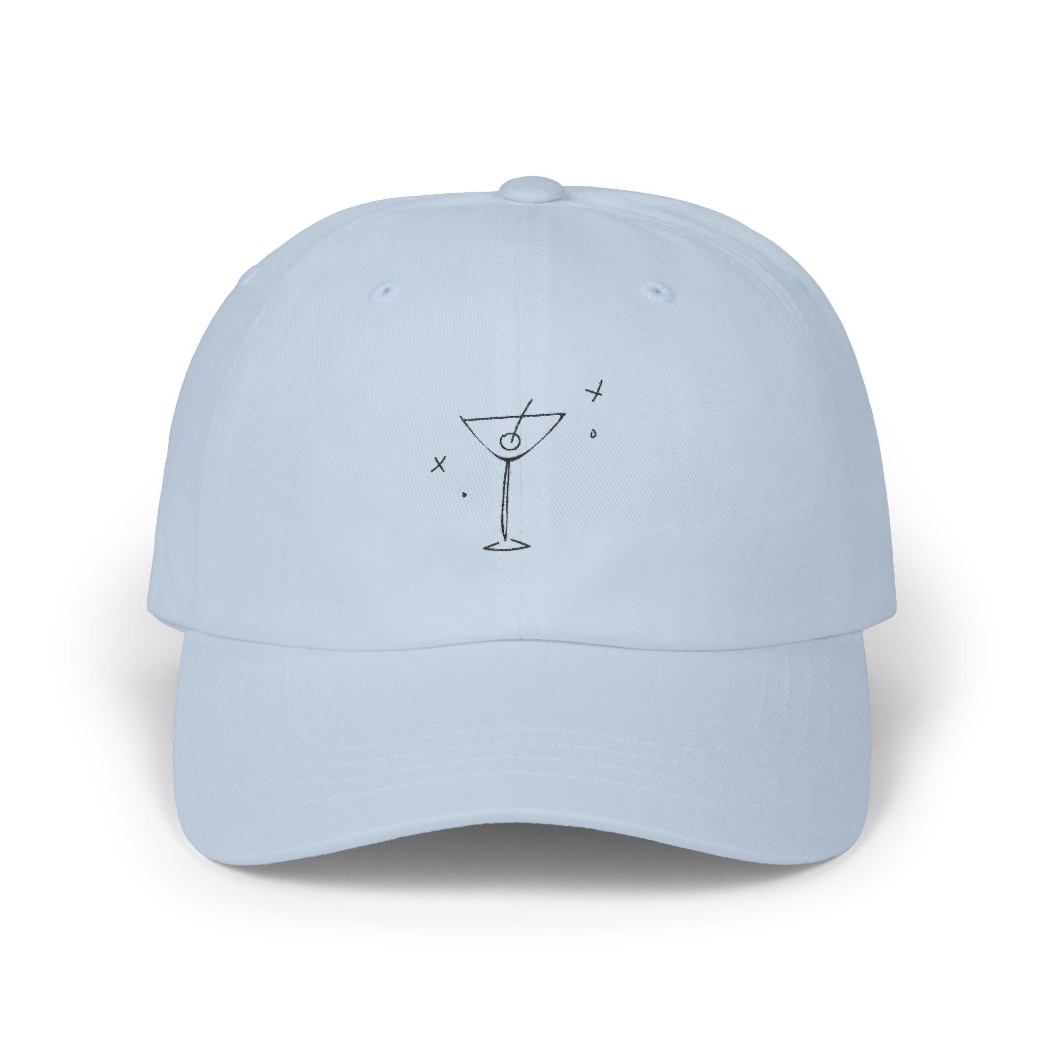 Martini Design Dad Cap: 100% Cotton Casual Hat