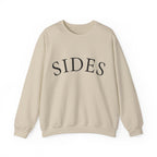 SIDES Crewneck Sweatshirt - Minimalist Graphic Pullover