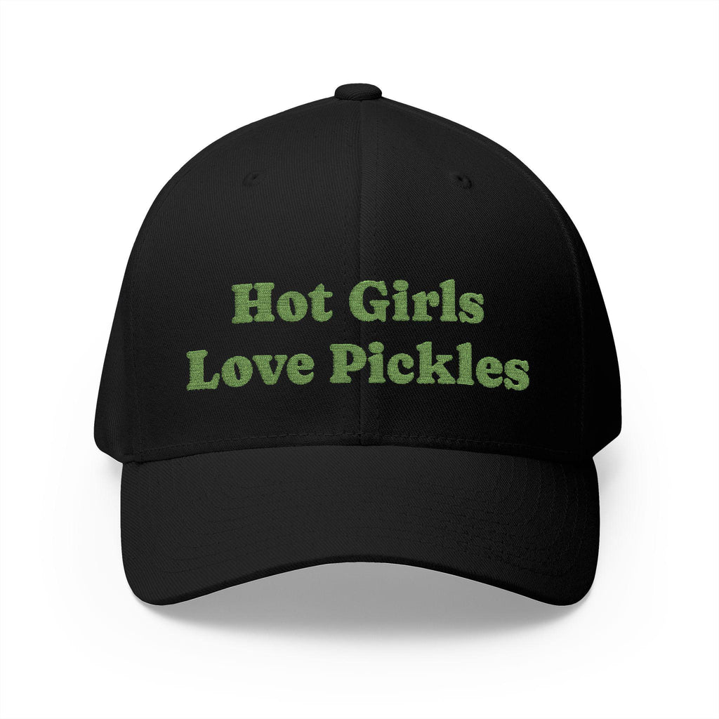Cap "Hot Girls Love Pickles", Funny Embroidered Hat, Summer Accessory, Gift, Food Lovers, Women