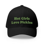 Cap "Hot Girls Love Pickles", Funny Embroidered Hat, Summer Accessory, Gift, Food Lovers, Women