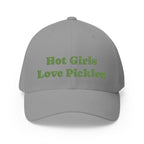 Cap "Hot Girls Love Pickles", Funny Embroidered Hat, Summer Accessory, Gift, Food Lovers, Women