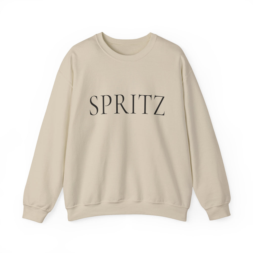 SPRITZ Crewneck Sweatshirt - Minimal Champagne Cocktail Graphic Sweatshirt