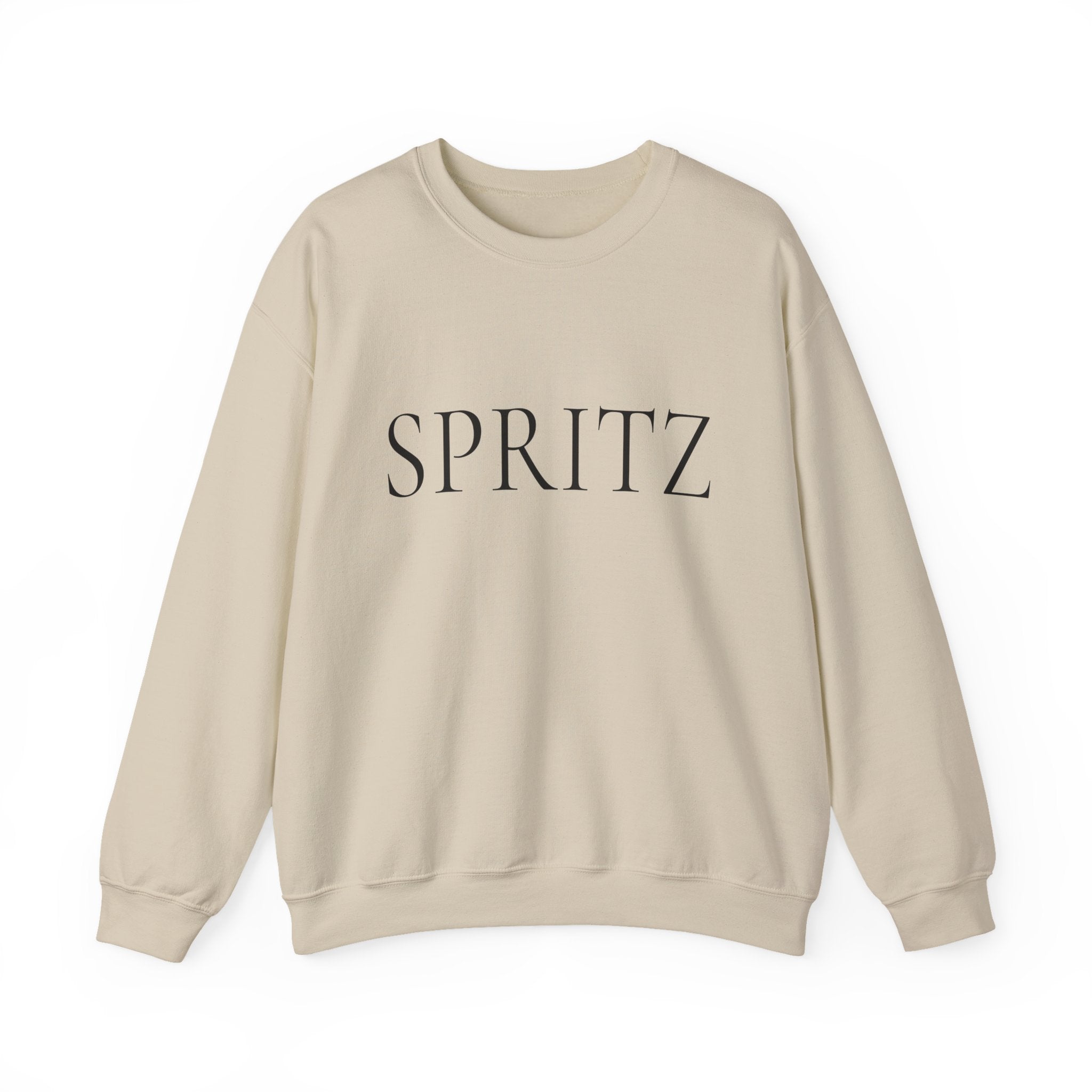 SPRITZ Crewneck Sweatshirt - Minimal Champagne Cocktail Graphic Sweatshirt