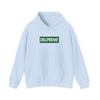 Dillpreme Pickle Bicycle Logo Powered by Pickles Hoodie | Big Dill