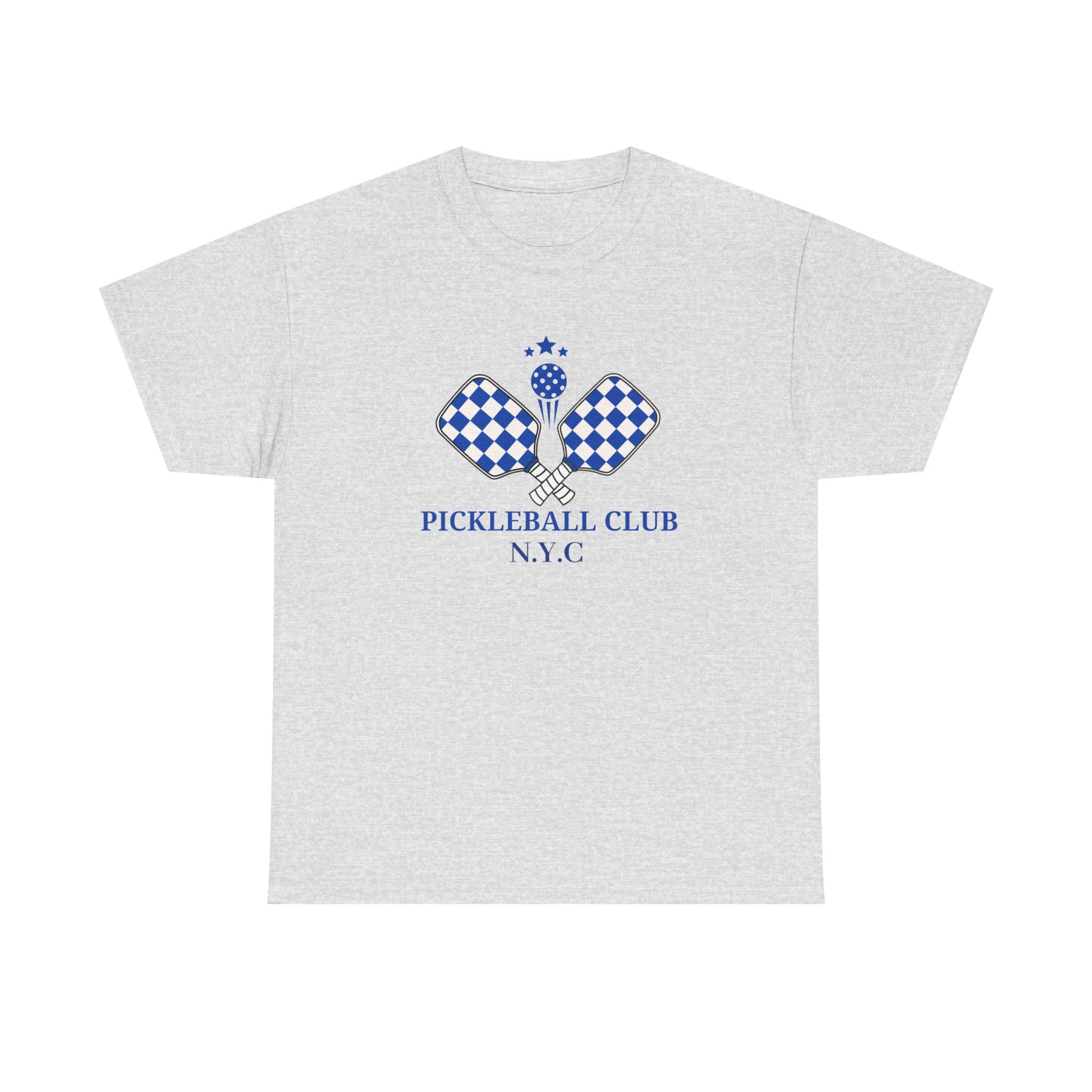 PERSONALISABLE Pickleball Club Unisex Heavy Cotton Tee, Customized Pickleball Team Shirt, Pickleball Lover Gift, Sports Fan T-Shirt,