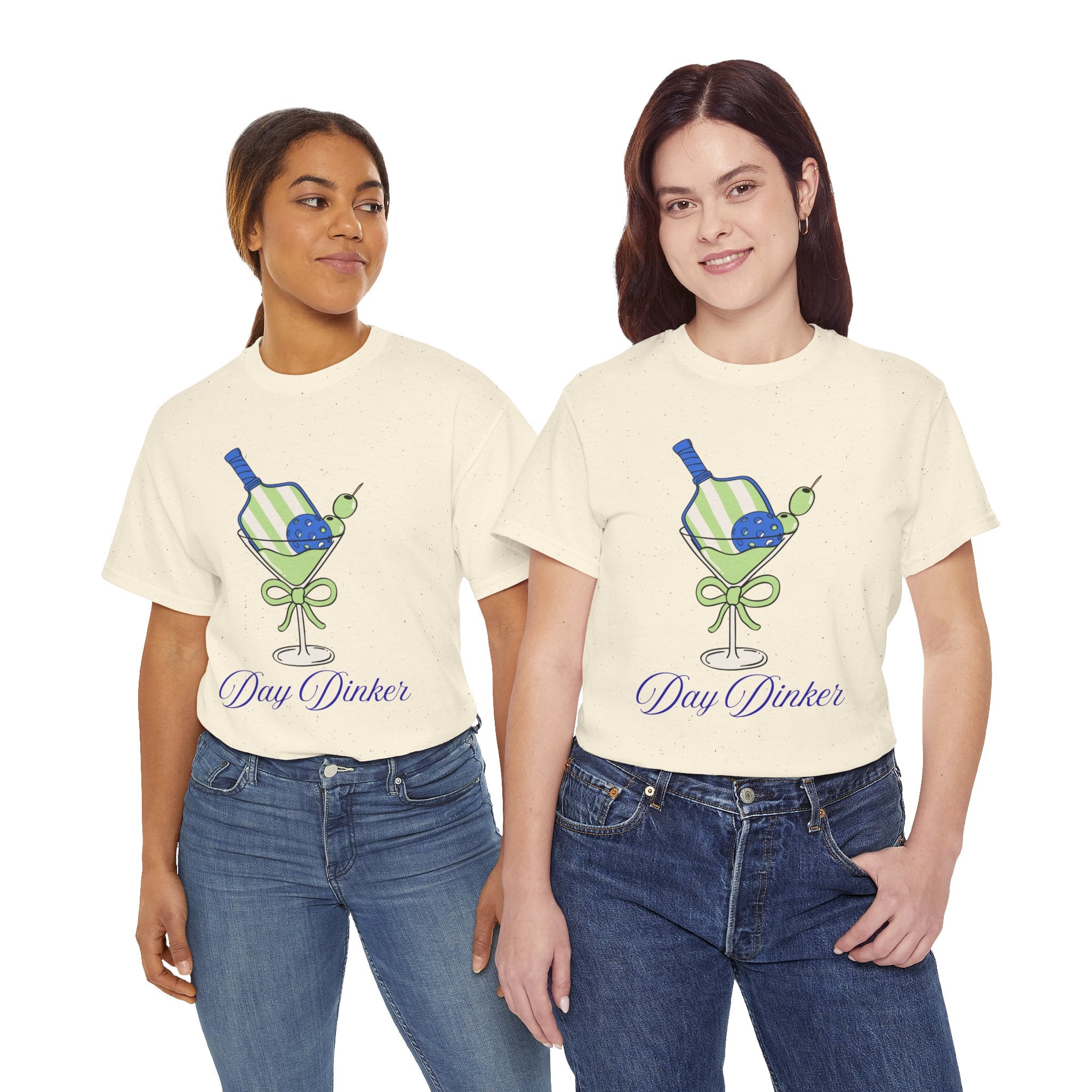 Day Drinker Pickleball Tee, Unisex Cotton T-Shirt, Summer Party Shirt, Gift for Cocktail Lovers, Fun Weekend Wear Casual