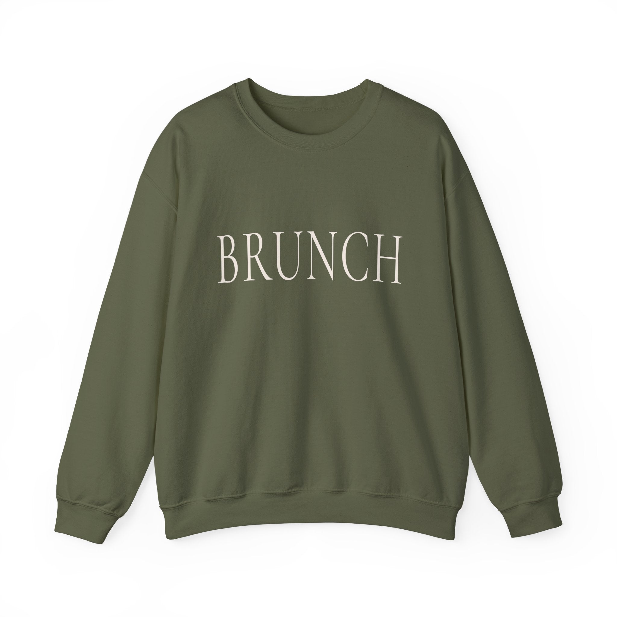 BRUNCH Crewneck Sweatshirt - Minimalist Brunch Graphic Pullover