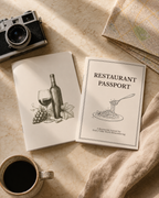 Restaurant Passport Printable, Foodie Travel Journal, Date Night Gift (Digital Download)