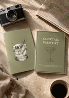 Cocktail Passport Journal, Bar Review Book, Girls Night Game (Digital Download)