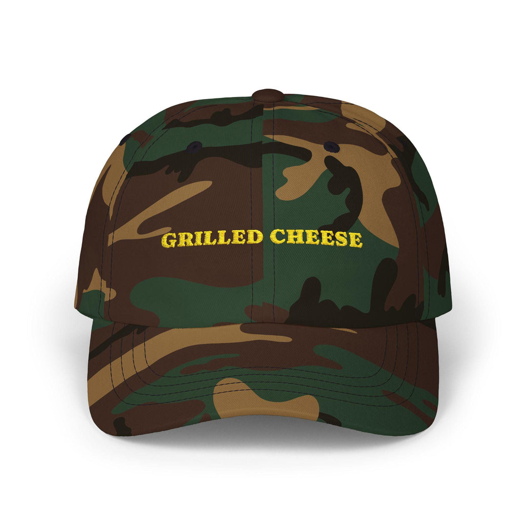 Grilled Cheese Dad Cap: Embroidery Hat, Foodie Gift, Summer BBQ