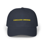 Grilled Cheese Dad Cap: Embroidery Hat, Foodie Gift, Summer BBQ