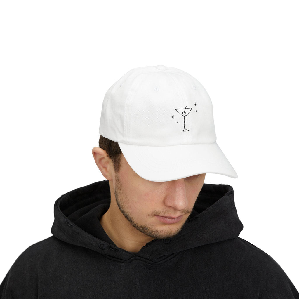 Martini Design Dad Cap: 100% Cotton Casual Hat
