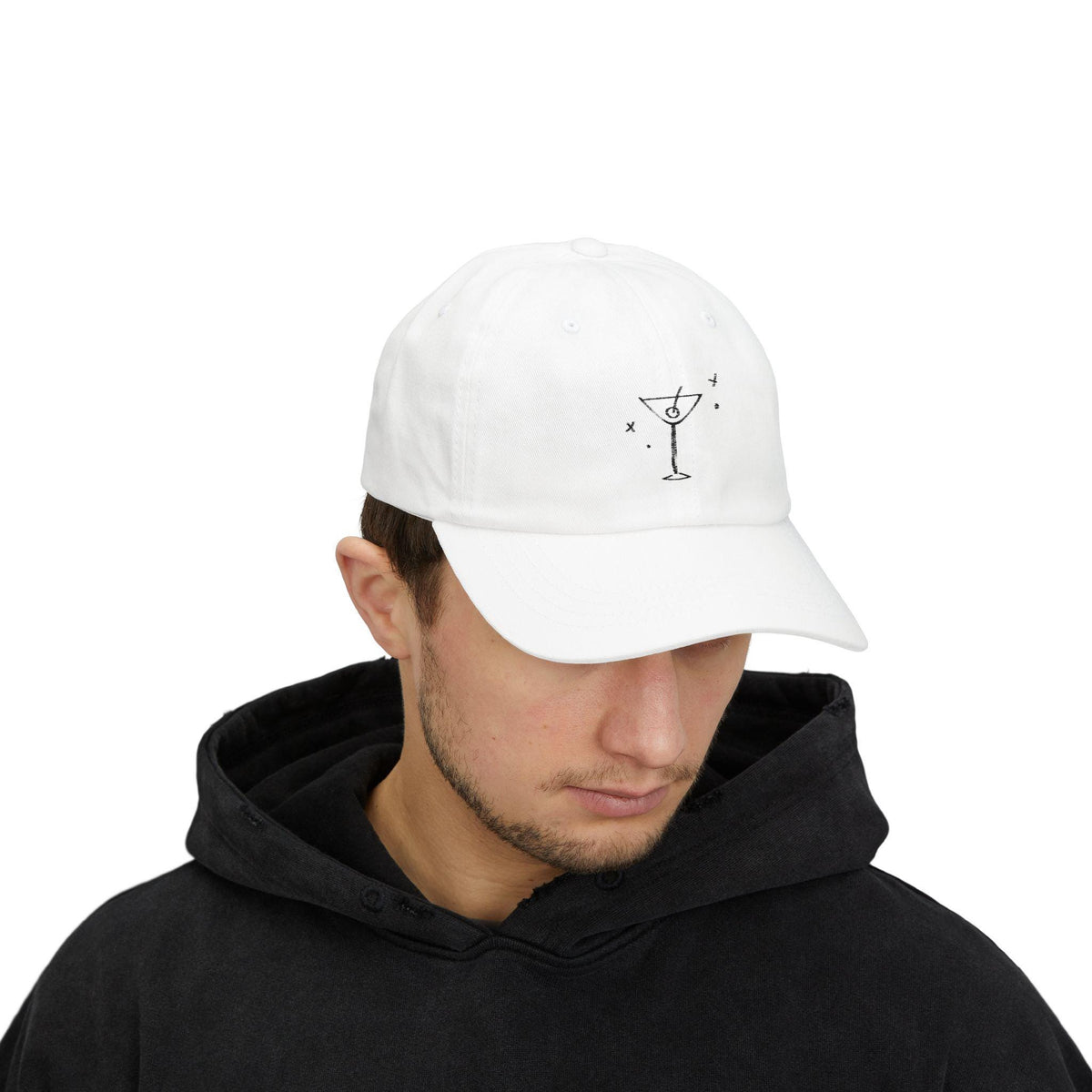 Martini Design Dad Cap: 100% Cotton Casual Hat