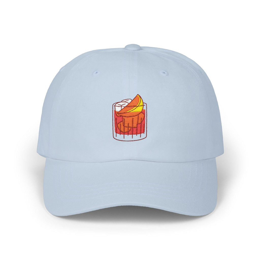 Negroni Cap, Cocktail Embroidery, Adjustable Cotton Baseball Casual Dad Hat