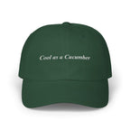 Cool as a Cucumber Cap | Trendy Casual Hat & Comfortable Summer Accessory | Perfect Father's Day Gift