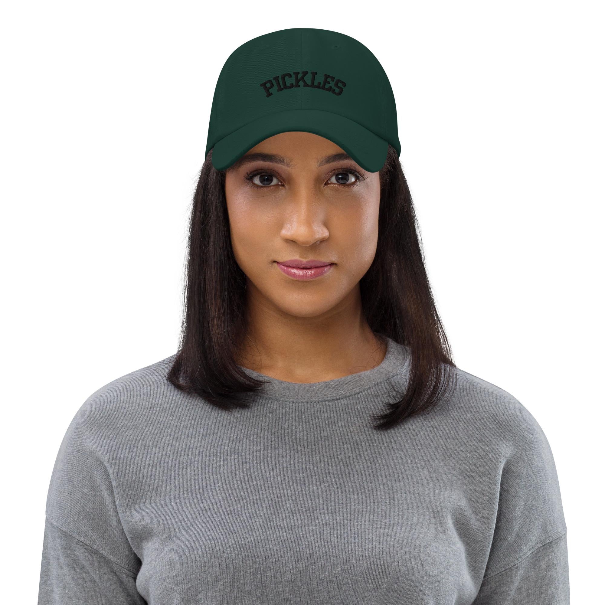 Pickles Hat: Chino Cotton Twill Baseball Cap - Foodie Gift