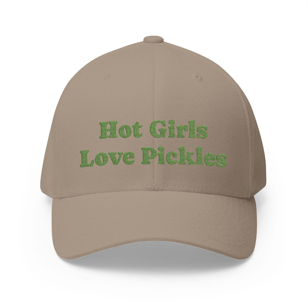 Cap "Hot Girls Love Pickles", Funny Embroidered Hat, Summer Accessory, Gift, Food Lovers, Women