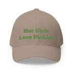 Cap "Hot Girls Love Pickles", Funny Embroidered Hat, Summer Accessory, Gift, Food Lovers, Women