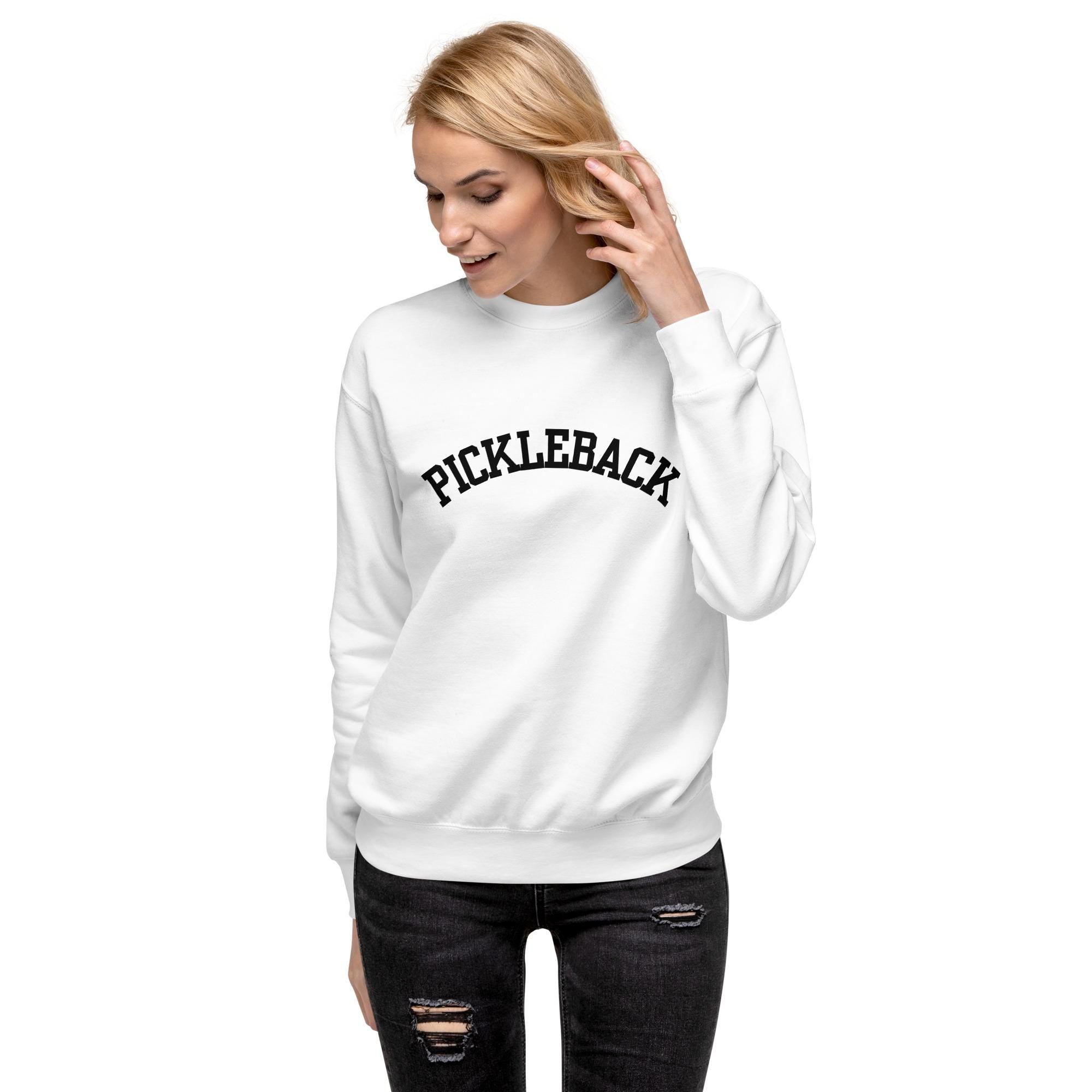 Pickleback Sweatshirt: Spicy Cocktail Lover Varsity Jumper