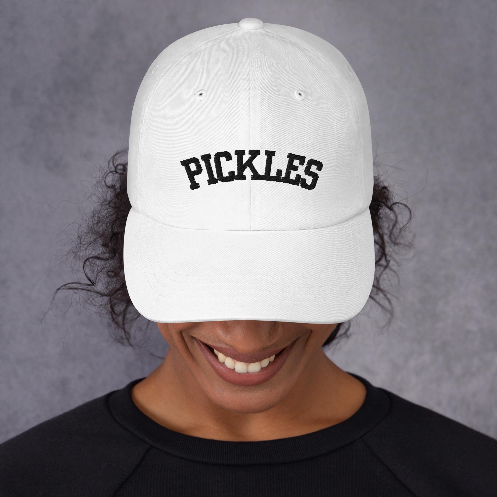 Pickles Hat: Chino Cotton Twill Baseball Cap - Foodie Gift