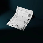 Cocktail Scorecard Printable