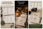 Restaurant Passport Printable, Foodie Travel Journal, Date Night Gift (Digital Download)