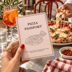 Pizza Passport Printable – Pizzeria Review Journal, Pizza Lover Gift, Digital Download
